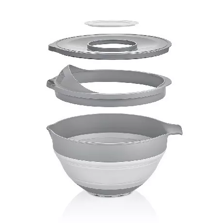 KEVERŐTÁL SZETT MŰA. 3,25L 24,3X23,7X9,7CM, SZÜRKE