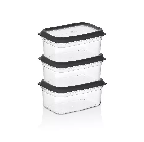 TÁROLÓDOBOZ SZETT 3DB-OS "BOMONTI" MŰA. 1L 17,5X11,5X24CM