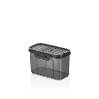   TÁROLÓDOBOZ "QLIFE" MŰA. 1L 16,5X9,4X10,2CM, FEKETE