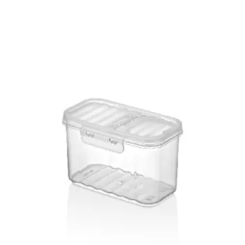   TÁROLÓDOBOZ "QLIFE" MŰA. 1L 16,5X9,4X10,2CM, ÁTLÁTSZÓ