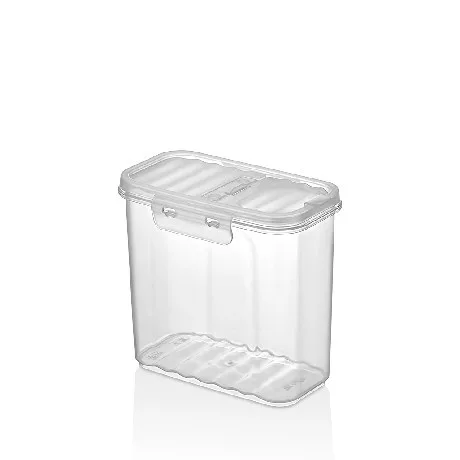 TÁROLÓDOBOZ "QLIFE" MŰA. 1,5L 16,5X9,4X15,3CM, ÁTLÁTSZÓ