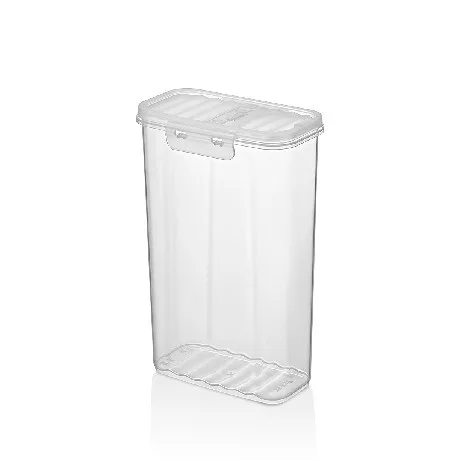 TÁROLÓDOBOZ "QLIFE" MŰA. 2,5L 16,5X9,4X25CM, ÁTLÁTSZÓ
