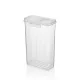 TÁROLÓDOBOZ "QLIFE" MŰA. 2,5L 16,5X9,4X25CM, ÁTLÁTSZÓ