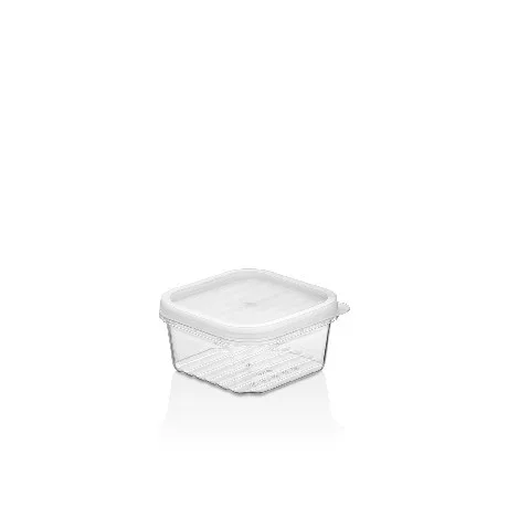 TÁROLÓDOBOZ "QUICK" MŰA. 400ML 10,9X10,9X5,5CM, ÁTLÁTSZÓ