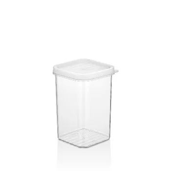   TÁROLÓDOBOZ "QUICK" MŰA. 1,25L 10,9X10,9X16,3CM, ÁTLÁTSZÓ