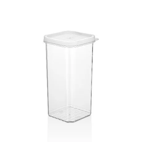 TÁROLÓDOBOZ "QUICK" MŰA. 1,65L 10,9X10,9X21,1CM, ÁTLÁTSZÓ