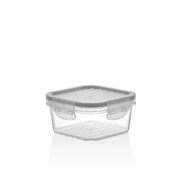   TÁROLÓDOBOZ "QUICK" MŰA. 400ML 11,5X11,5X5,5CM, ÁTLÁTSZÓ