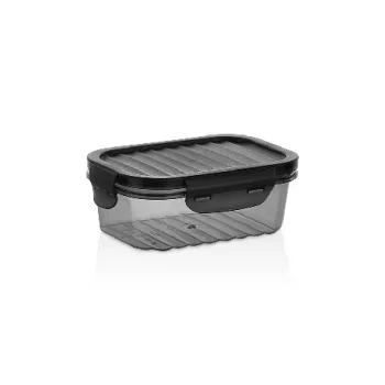   TÁROLÓDOBOZ "QUICK" MŰA. 500ML 15,2X10,8X5,6CM, FEKETE