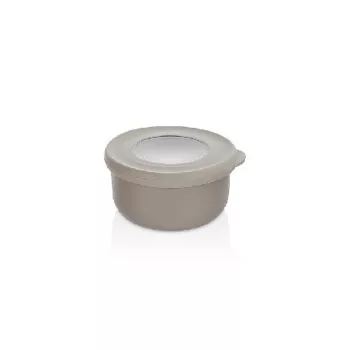 TÁL "QLIFE" MŰA. FEDŐVEL 250ML 10,2X9,8X5,5CM