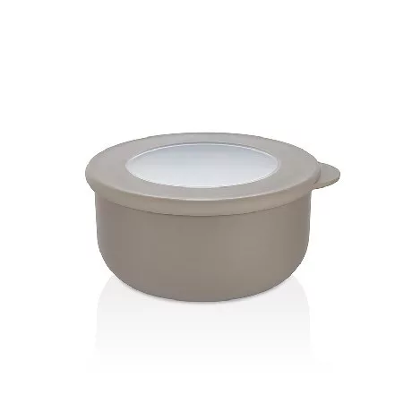 TÁL "QLIFE" MŰA. FEDŐVEL 900ML 16,2X14,8X7,9CM