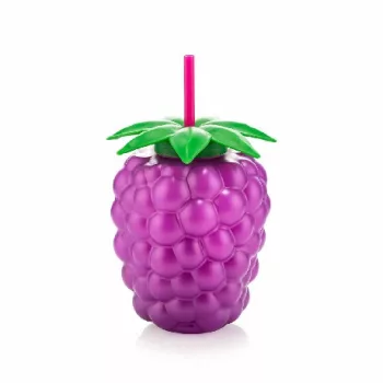 POHÁR MŰA. SZEDER FORMÁJÚ SZÍVÓSZÁLLAL 800ML