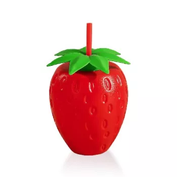 POHÁR MŰA. EPER FORMÁJÚ SZÍVÓSZÁLLAL 900ML