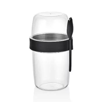 JOGHURT/MÜZLIS POHÁR MŰA. KANÁLLAL 300+600ML