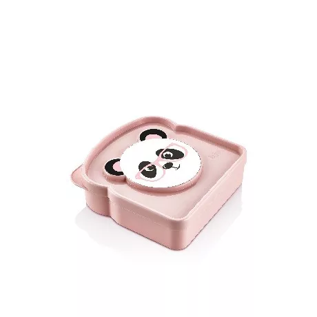 UZSONNÁSDOBOZ MŰA. PANDÁS 500ML 12,8X12,4X3,8CM
