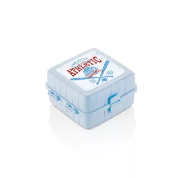 UZSONNÁSDOBOZ MŰA. MINTÁS 1,2L 15,2X14,4X8,6CM