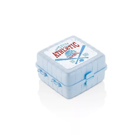 UZSONNÁSDOBOZ MŰA. MINTÁS 1,2L 15,2X14,4X8,6CM