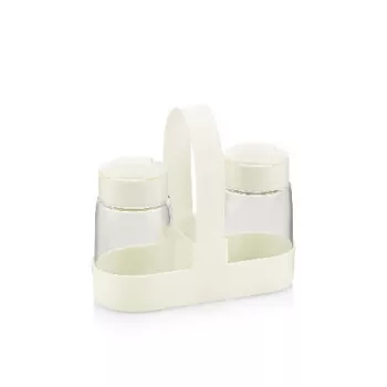 SÓ ÉS BORS SZÓRÓ + TARTÓ 100+100ML 13,7X5,7X12,3CM