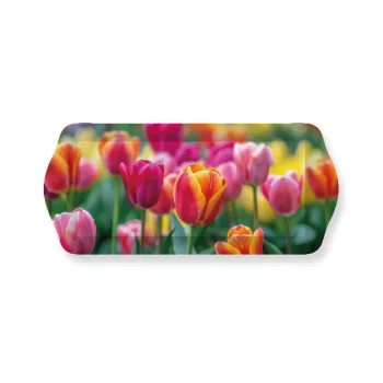ZSERBÓS TÁLCA 33X14,5X2,5CM MŰA. TULIPÁN