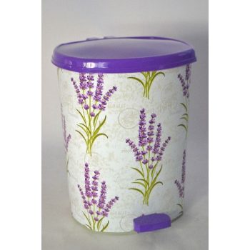 SZEMETES PEDÁLOS 11 L 26X27,5X33CM "LEVENDULA"