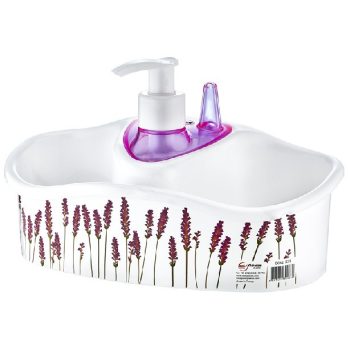   ADAGOLÓ SZIVACS TARTÓVAL 20X10,5X15,5CM,"LEVENDULA"