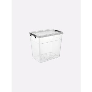   TÁROLÓDOBOZ SZÖGL. MŰA. PATENTZÁRAS TETŐVEL VÍZT. 3,8L "ULTRA" 21*21,8*14CM