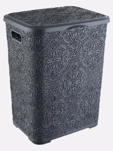 SZENNYESTARTÓ FEDELES MŰA. 60L, VEGYES SZÍN "LACE" 55,5*43,5*37,2CM