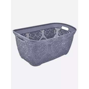   SZENNYESTARTÓ KOSÁR MŰA. 30L, 5 SZÍN "LACE" 23*35,5*51,5CM