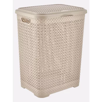   SZENNYESTARTÓ KOSÁR FEDELES MŰA. 55L VEGYES SZÍN"PEARL" 54,3*34,5*41CM
