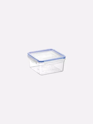 TÁROLÓDOBOZ SZÖGL. MŰA. PATENTZÁRAS TETŐVEL 650ML "SQUARE"