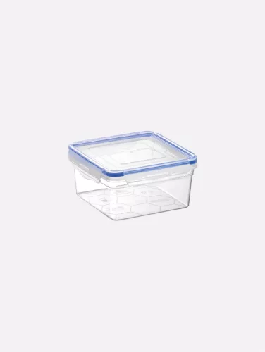TÁROLÓDOBOZ SZÖGL. MŰA. PATENTZÁRAS TETŐVEL 1,2L "SQUARE"