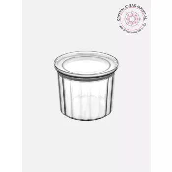 TÁROLÓDOBOZ 0,5L "CRYSTAL" MŰANYAG