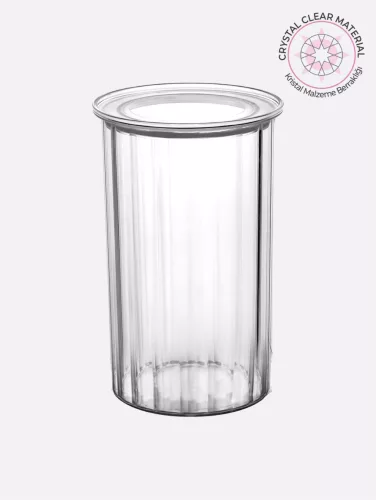 TÁROLÓDOBOZ 1L "CRYSTAL" MŰANYAG