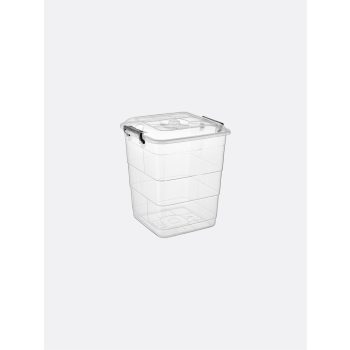 TÁROLÓDOBOZ NÉGYZET ALAKÚ 7L "TETRIS" MŰA.