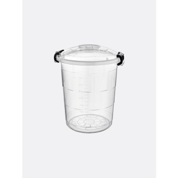   TÁROLÓVÖDÖR ZÁRHATÓ 12L ÁTLÁTSZÓ "TETRIS" MŰA.