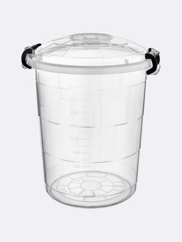 TÁROLÓVÖDÖR ZÁRHATÓ 45L ÁTLÁTSZÓ "TETRIS" MŰA.