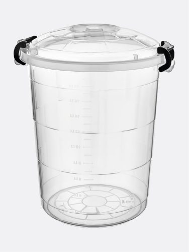 TÁROLÓVÖDÖR ZÁRHATÓ 65L ÁTLÁTSZÓ "TETRIS" MŰA.