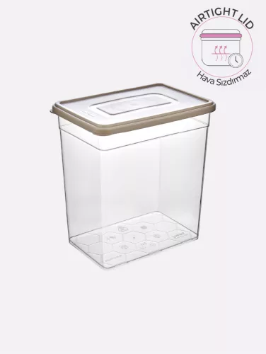 TÁROLÓDOBOZ NÉGYZET ALAKÚ 5,5L "SOLO" MŰA.