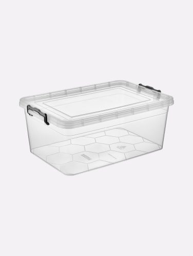 TÁROLÓDOBOZ PATENTZÁRAS TETŐVEL 'ECO' 20L MŰA.