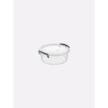 TÁROLÓDOBOZ TETŐVEL KEREK 1L MŰA.