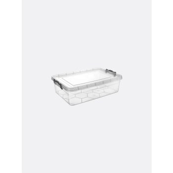   TÁROLÓDOBOZ PATENTZÁRAS TETŐVEL  'SHALLOW '3,5L MŰA.