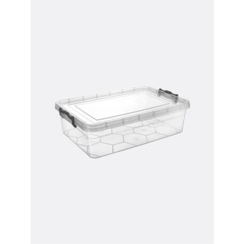 TÁROLÓDOBOZ  PATENTZÁRAS TETŐVEL  'SHALLOW 9L MŰA.