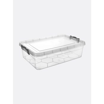   TÁROLÓDOBOZ  PATENTZÁRAS TETŐVEL  'SHALLOW 13L MŰA.