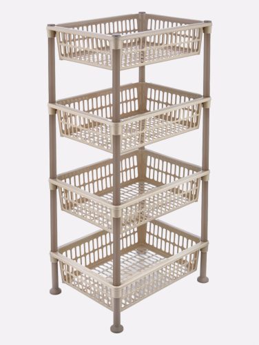 POLC 4 SZINTES MŰA. 29X39,5X80,5CM 4F.