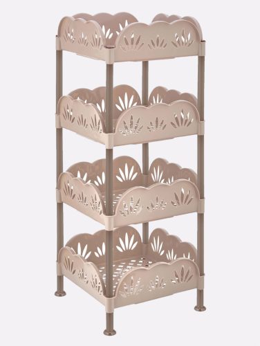 POLC 4 SZINTES MŰA. 34X34X84CM 4F.