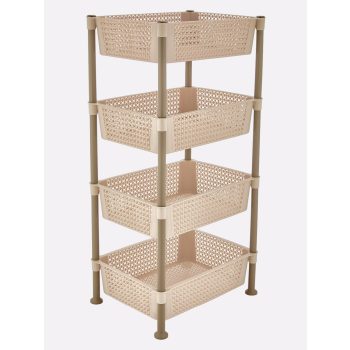 POLC 4 SZINTES MŰA. 29X39X80CM 3F.