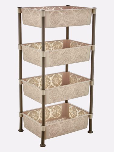 POLC 4 SZINTES MŰA. 29X38,5X80CM 3F.