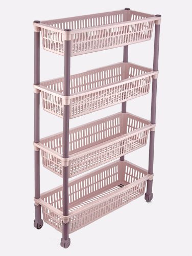 POLC 4 SZINTES MŰA. GURULÓS 20X50X80,5CM