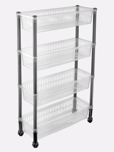 POLC 4 SZINTES MŰA. GURULÓS 20X50X80,5CM