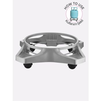 KEREK ÁLLVÁNY GÖRGÖS 46X46X12CM