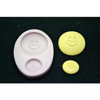 MARCIPÁN/FONDANT MINTÁZÓ SZILIKON SMILEY (2-ES)